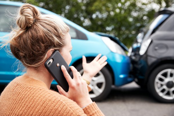 Car accident phone call